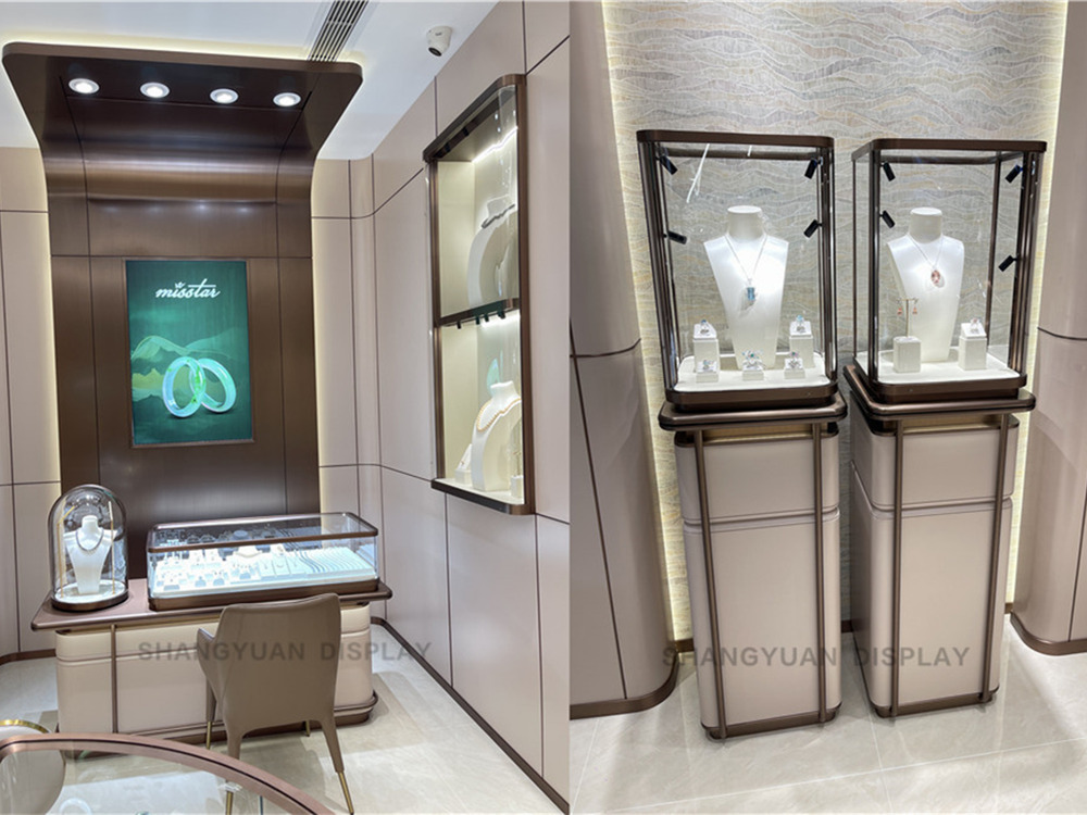 luxury jewelry display case